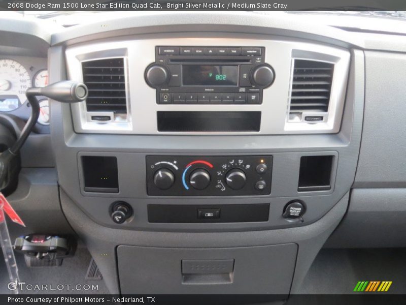 Bright Silver Metallic / Medium Slate Gray 2008 Dodge Ram 1500 Lone Star Edition Quad Cab