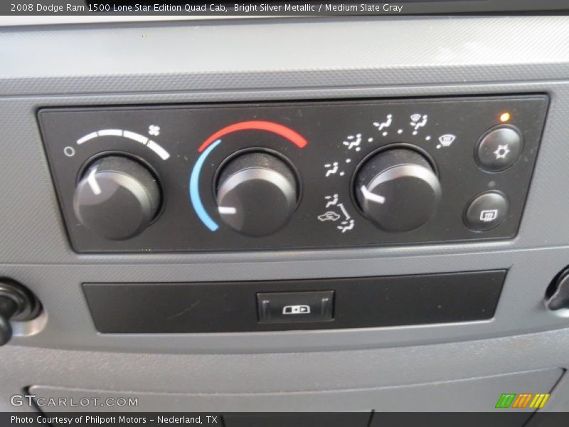 Bright Silver Metallic / Medium Slate Gray 2008 Dodge Ram 1500 Lone Star Edition Quad Cab
