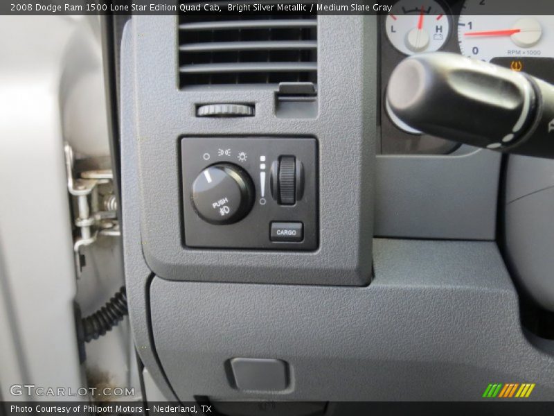 Bright Silver Metallic / Medium Slate Gray 2008 Dodge Ram 1500 Lone Star Edition Quad Cab