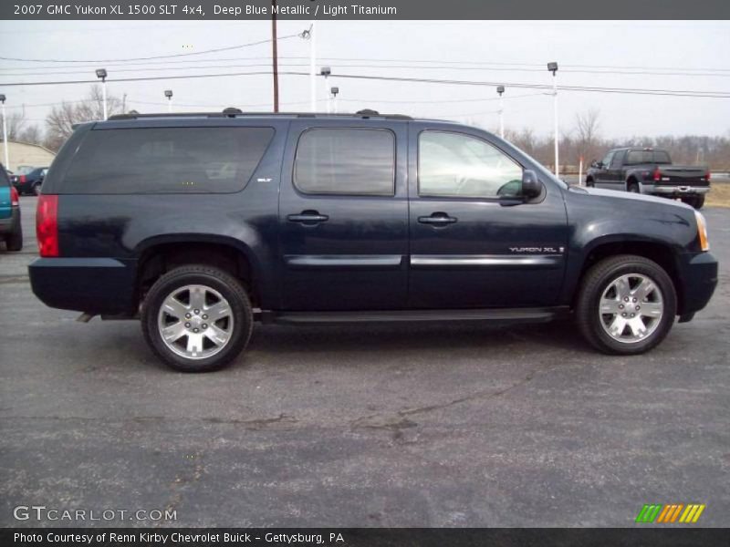 Deep Blue Metallic / Light Titanium 2007 GMC Yukon XL 1500 SLT 4x4