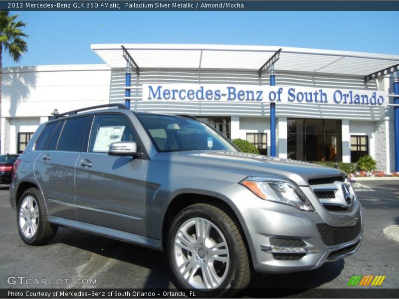 Palladium Silver Metallic / Almond/Mocha 2013 Mercedes-Benz GLK 350 4Matic