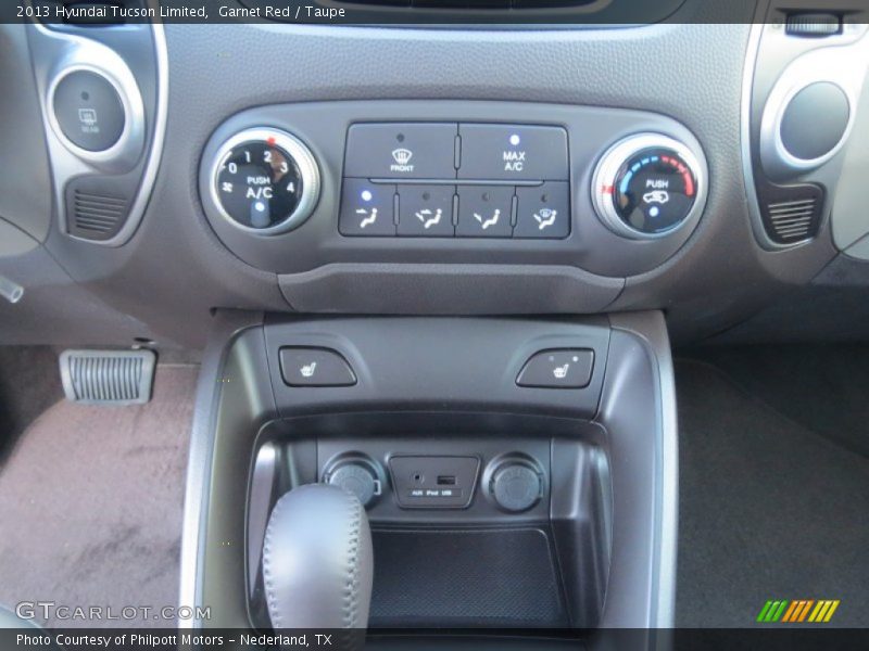 Controls of 2013 Tucson Limited