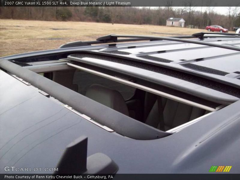 Deep Blue Metallic / Light Titanium 2007 GMC Yukon XL 1500 SLT 4x4
