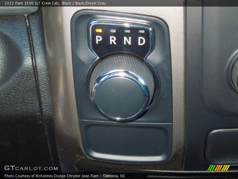 Black / Black/Diesel Gray 2013 Ram 1500 SLT Crew Cab