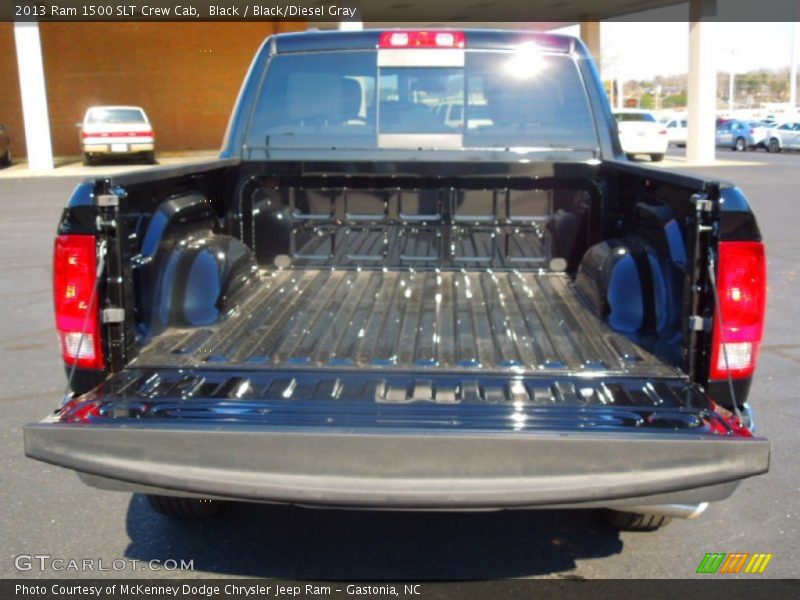 Black / Black/Diesel Gray 2013 Ram 1500 SLT Crew Cab