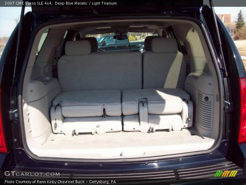 Deep Blue Metallic / Light Titanium 2007 GMC Yukon SLE 4x4