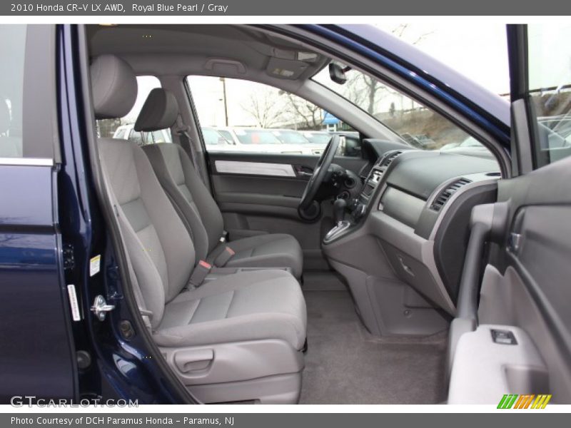 Royal Blue Pearl / Gray 2010 Honda CR-V LX AWD