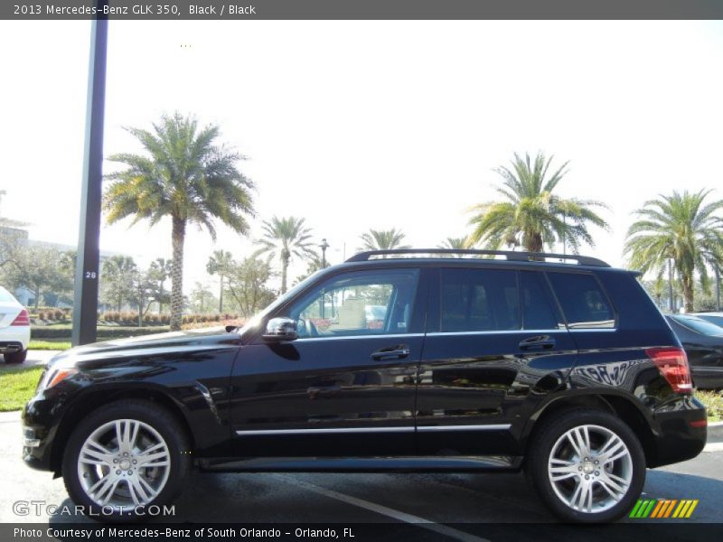 Black / Black 2013 Mercedes-Benz GLK 350