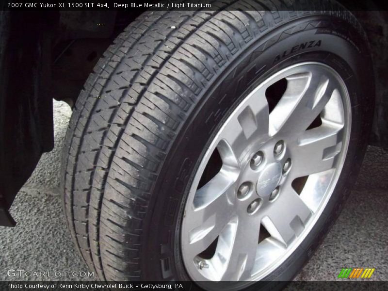 Deep Blue Metallic / Light Titanium 2007 GMC Yukon XL 1500 SLT 4x4
