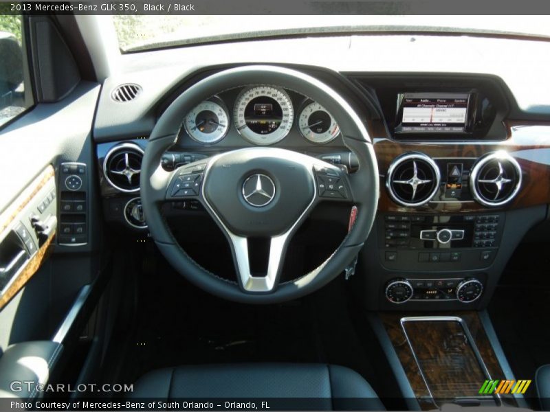 Black / Black 2013 Mercedes-Benz GLK 350
