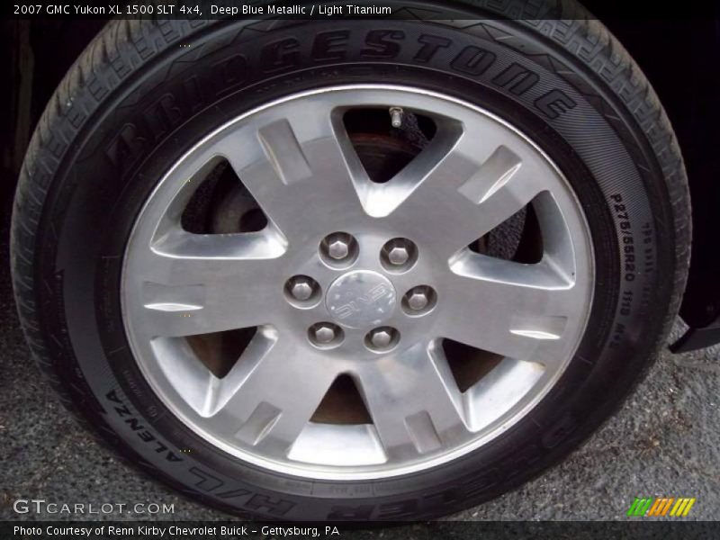Deep Blue Metallic / Light Titanium 2007 GMC Yukon XL 1500 SLT 4x4