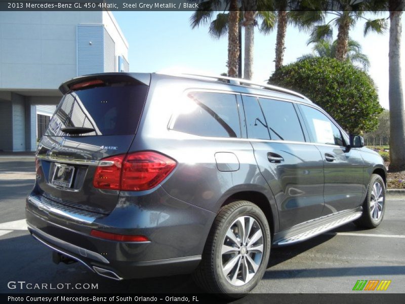 Steel Grey Metallic / Black 2013 Mercedes-Benz GL 450 4Matic