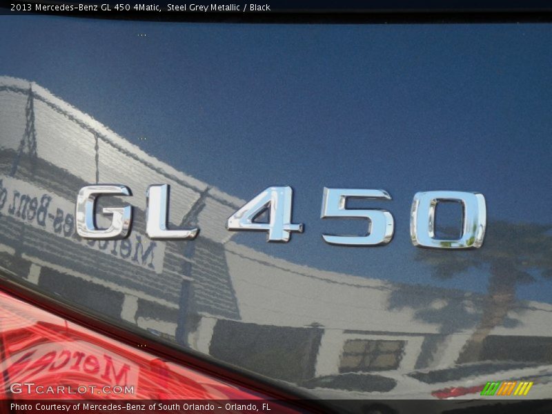 Steel Grey Metallic / Black 2013 Mercedes-Benz GL 450 4Matic