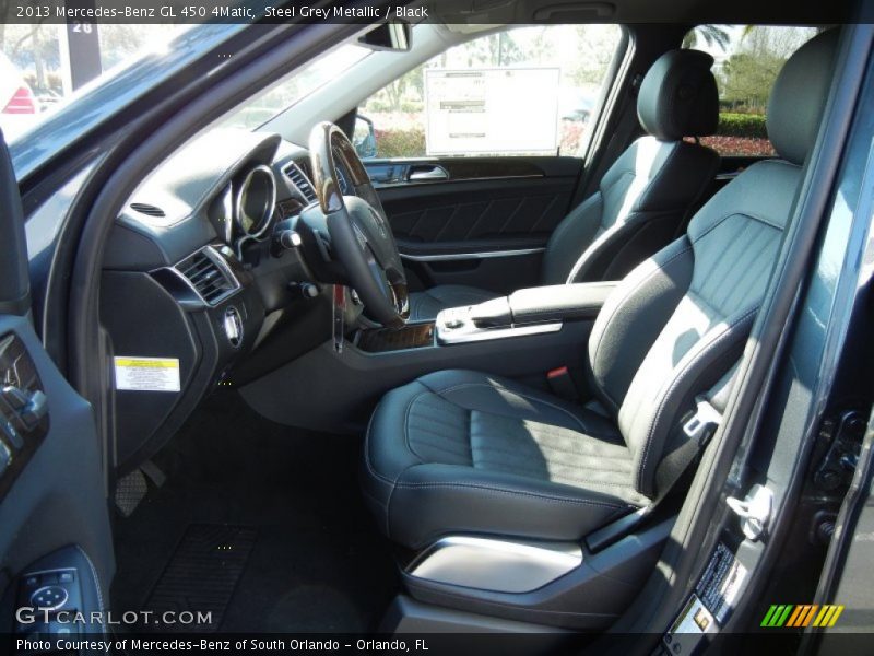 Steel Grey Metallic / Black 2013 Mercedes-Benz GL 450 4Matic