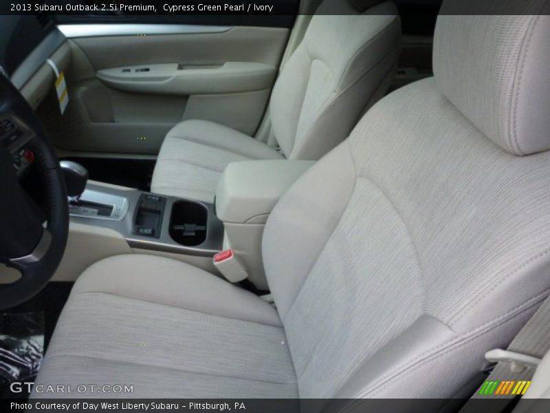 Cypress Green Pearl / Ivory 2013 Subaru Outback 2.5i Premium