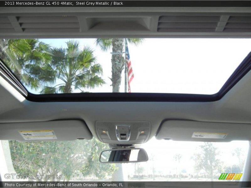 Steel Grey Metallic / Black 2013 Mercedes-Benz GL 450 4Matic