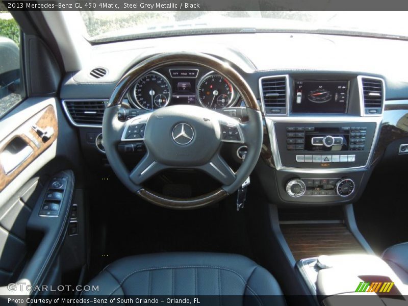 Steel Grey Metallic / Black 2013 Mercedes-Benz GL 450 4Matic