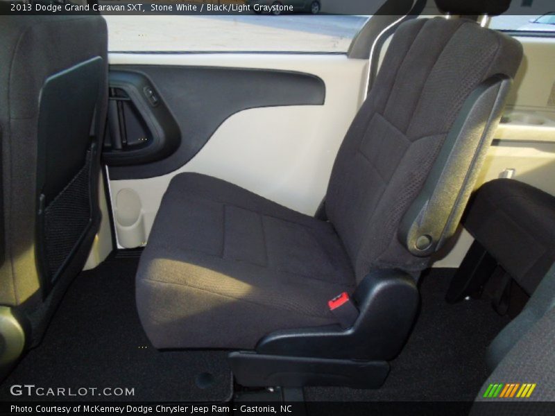 Stone White / Black/Light Graystone 2013 Dodge Grand Caravan SXT