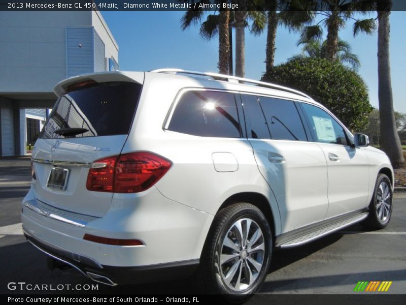 Diamond White Metallic / Almond Beige 2013 Mercedes-Benz GL 450 4Matic