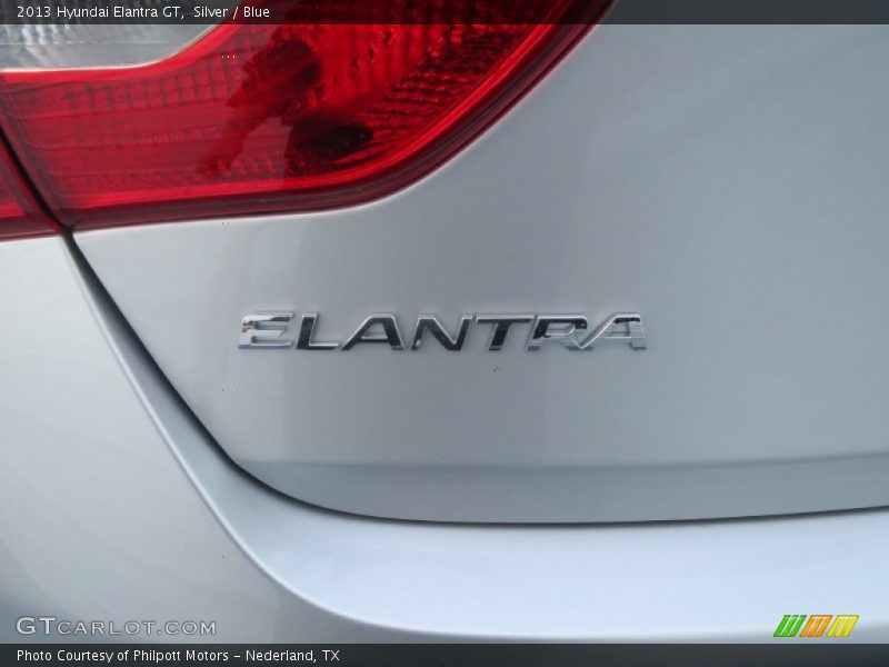 Silver / Blue 2013 Hyundai Elantra GT