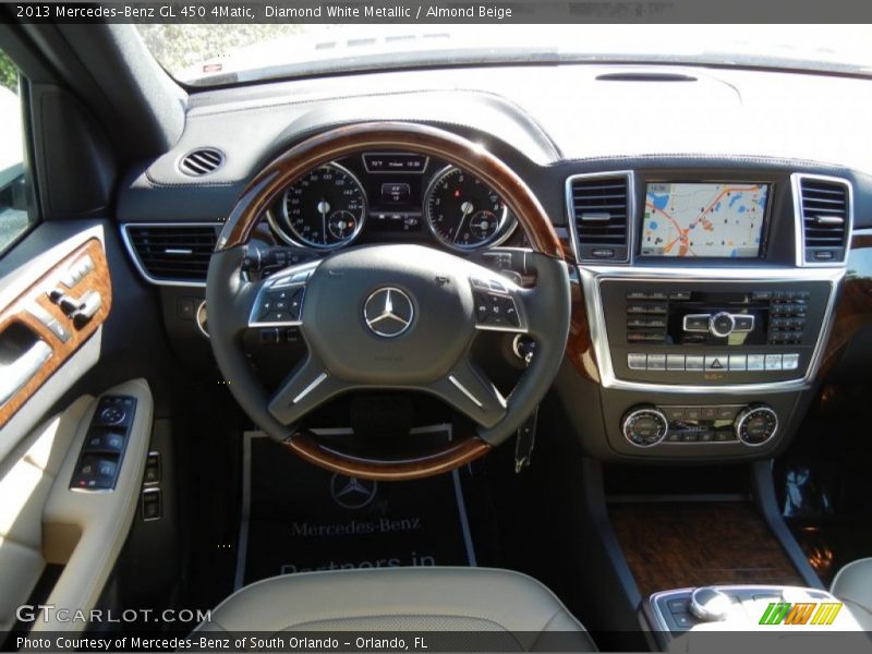 Diamond White Metallic / Almond Beige 2013 Mercedes-Benz GL 450 4Matic
