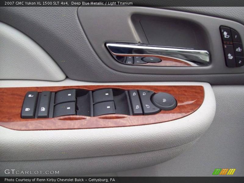 Deep Blue Metallic / Light Titanium 2007 GMC Yukon XL 1500 SLT 4x4