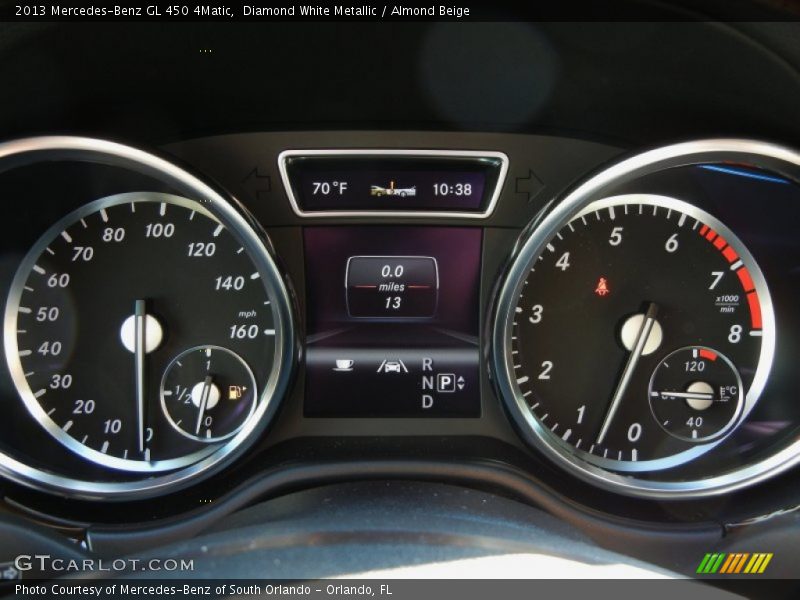 Diamond White Metallic / Almond Beige 2013 Mercedes-Benz GL 450 4Matic