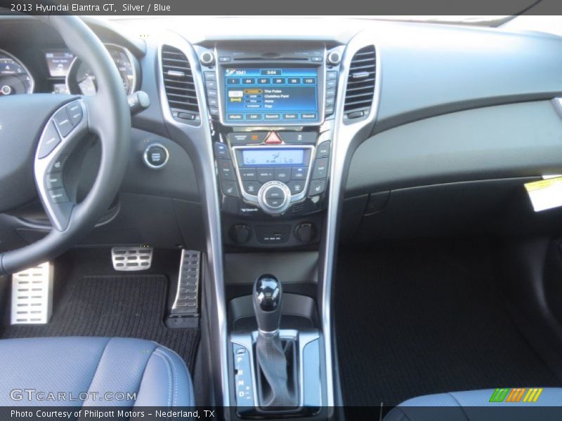 Silver / Blue 2013 Hyundai Elantra GT