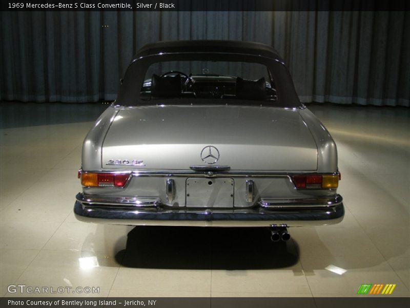 Silver / Black 1969 Mercedes-Benz S Class Convertible