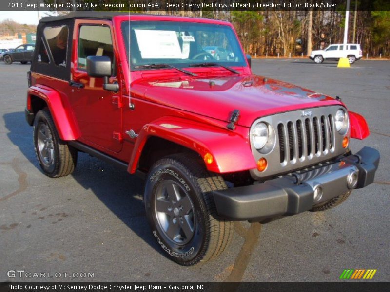 Front 3/4 View of 2013 Wrangler Oscar Mike Freedom Edition 4x4