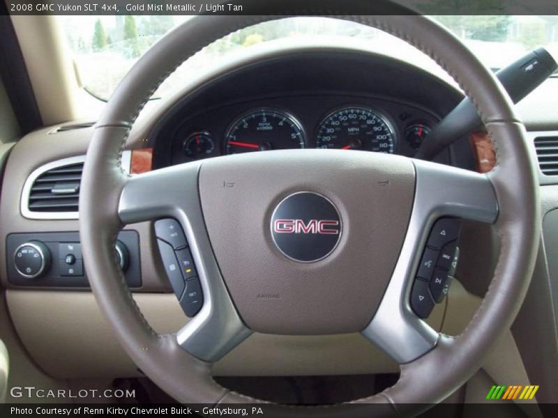 Gold Mist Metallic / Light Tan 2008 GMC Yukon SLT 4x4