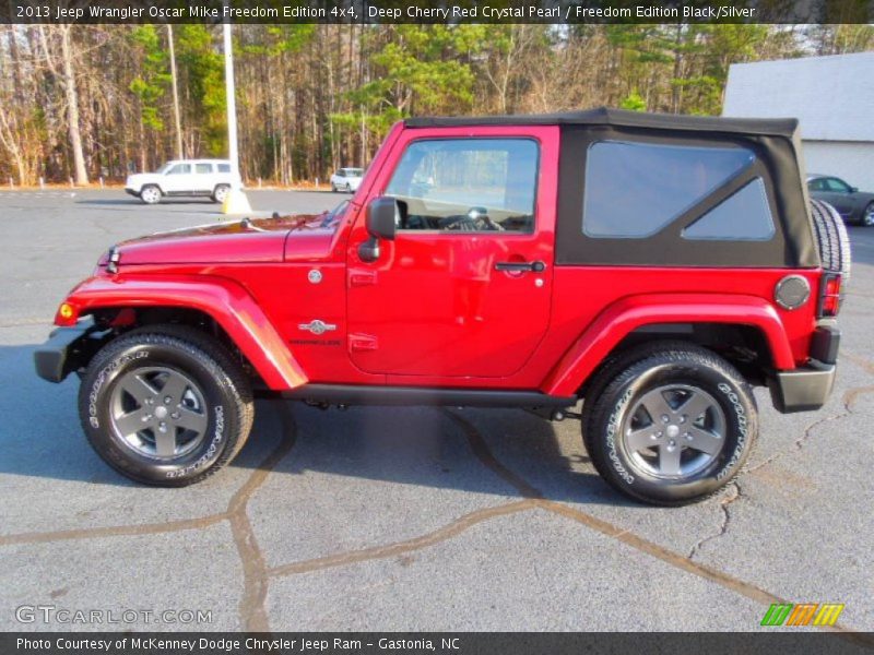  2013 Wrangler Oscar Mike Freedom Edition 4x4 Deep Cherry Red Crystal Pearl