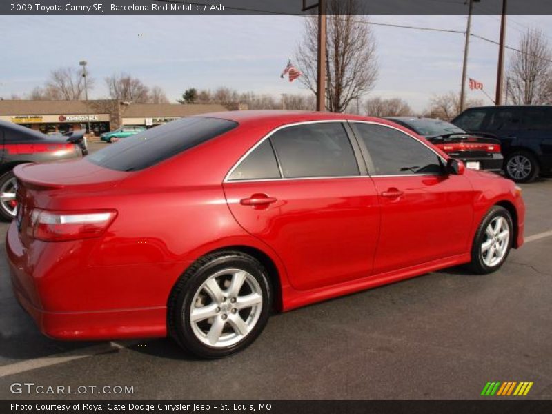 Barcelona Red Metallic / Ash 2009 Toyota Camry SE