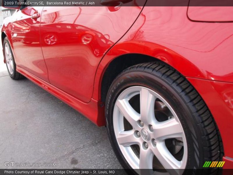 Barcelona Red Metallic / Ash 2009 Toyota Camry SE