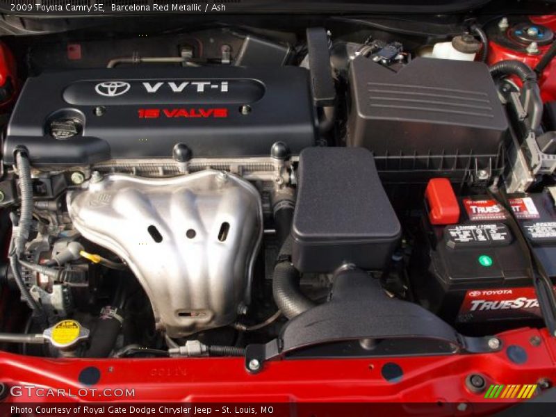 Barcelona Red Metallic / Ash 2009 Toyota Camry SE