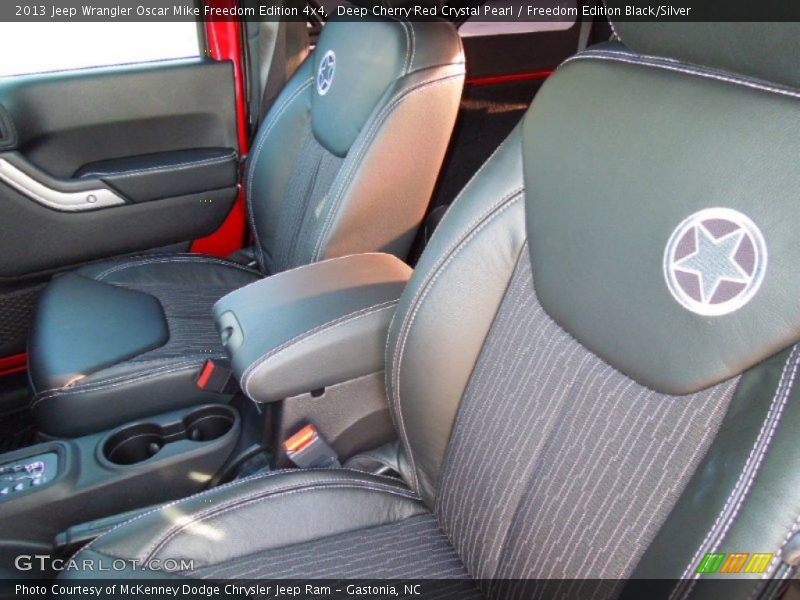 Front Seat of 2013 Wrangler Oscar Mike Freedom Edition 4x4