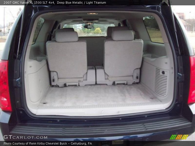 Deep Blue Metallic / Light Titanium 2007 GMC Yukon XL 1500 SLT 4x4