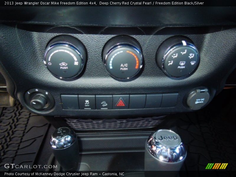 Controls of 2013 Wrangler Oscar Mike Freedom Edition 4x4