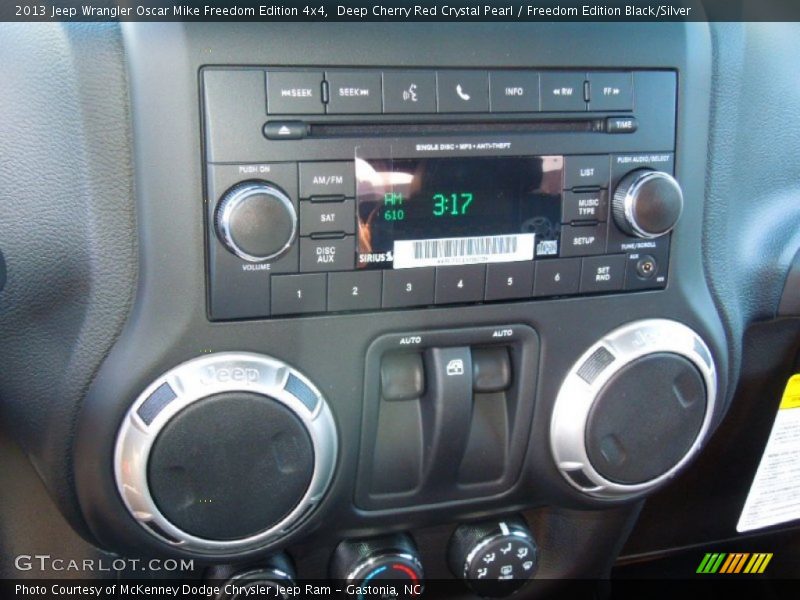 Controls of 2013 Wrangler Oscar Mike Freedom Edition 4x4