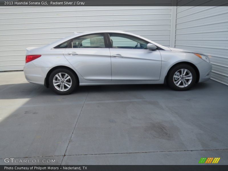 Radiant Silver / Gray 2013 Hyundai Sonata GLS