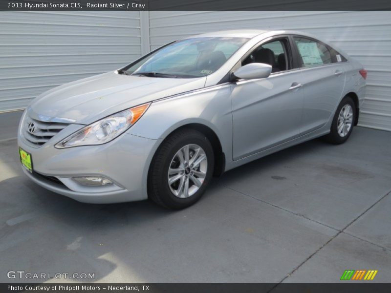 Radiant Silver / Gray 2013 Hyundai Sonata GLS