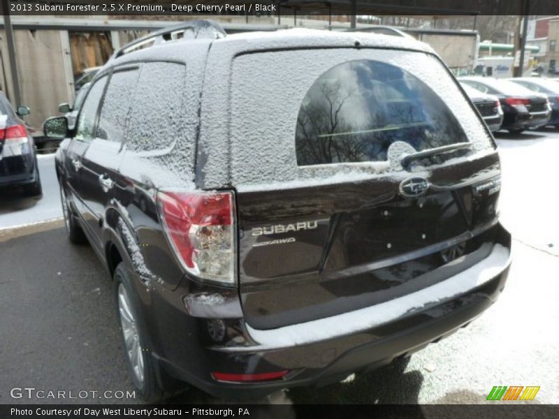 Deep Cherry Pearl / Black 2013 Subaru Forester 2.5 X Premium