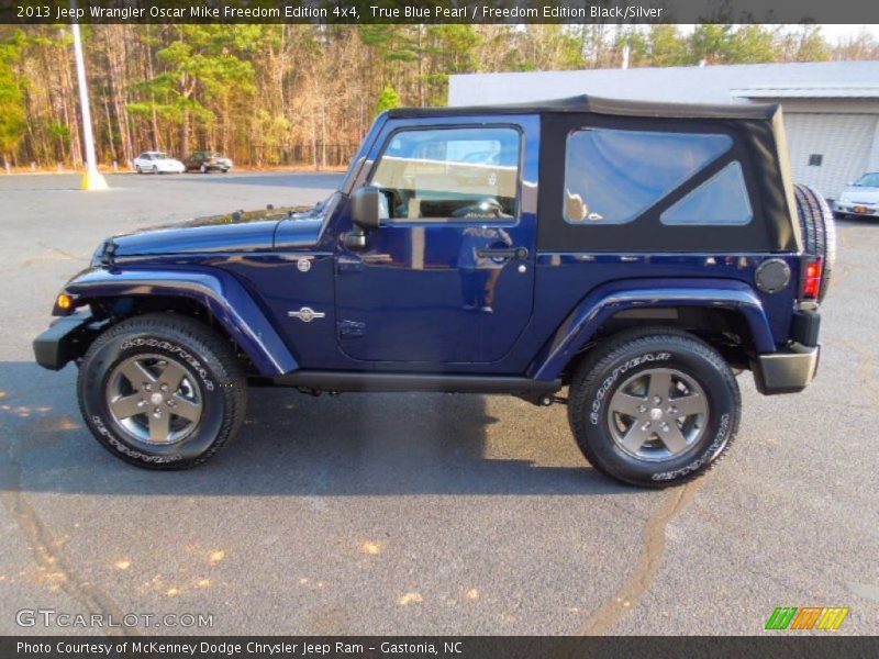  2013 Wrangler Oscar Mike Freedom Edition 4x4 True Blue Pearl