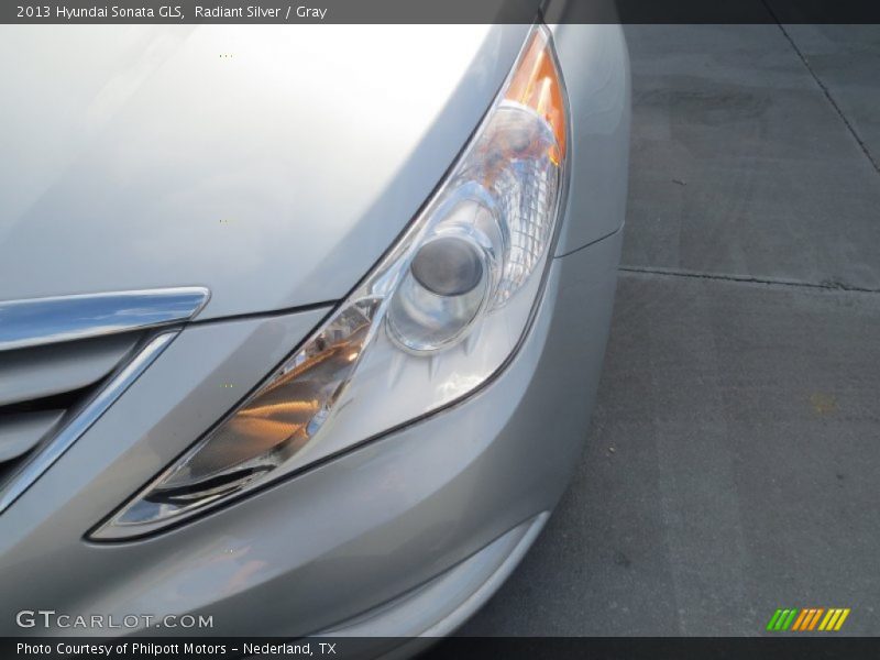 Radiant Silver / Gray 2013 Hyundai Sonata GLS