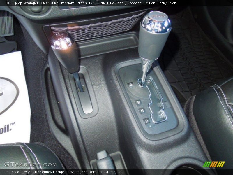 True Blue Pearl / Freedom Edition Black/Silver 2013 Jeep Wrangler Oscar Mike Freedom Edition 4x4