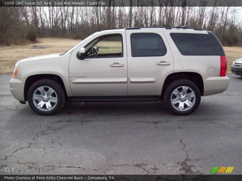 Gold Mist Metallic / Light Tan 2008 GMC Yukon SLT 4x4