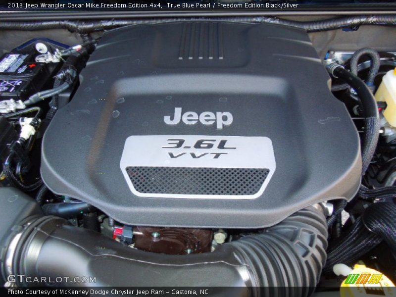  2013 Wrangler Oscar Mike Freedom Edition 4x4 Engine - 3.6 Liter DOHC 24-Valve VVT Pentastar V6