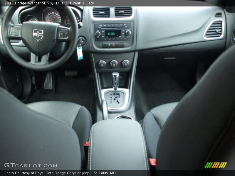 True Blue Pearl / Black 2013 Dodge Avenger SE V6