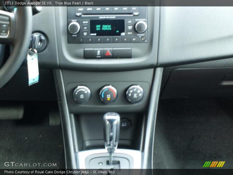 True Blue Pearl / Black 2013 Dodge Avenger SE V6