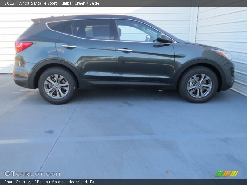 Juniper Green / Beige 2013 Hyundai Santa Fe Sport